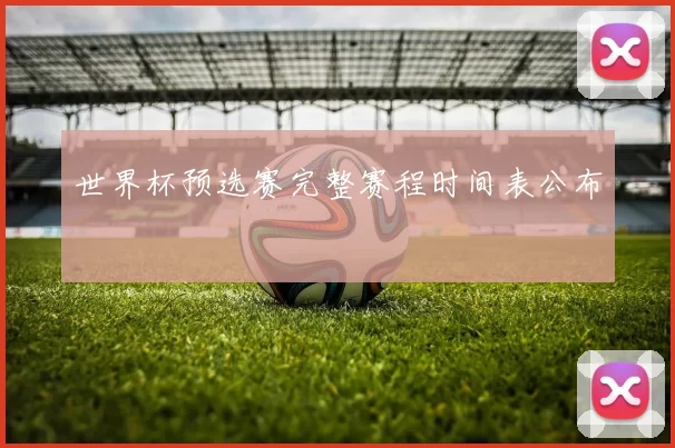 世界杯预选赛完整赛程时间表公布