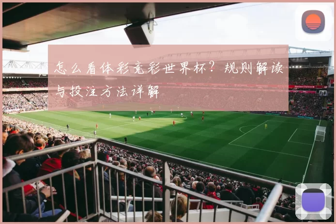怎么看体彩竞彩世界杯?规则解读与投注方法详解